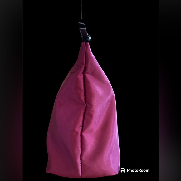 Versace nylon fuscia large tote & dust bag! NWOT! - Picture 4 of 12